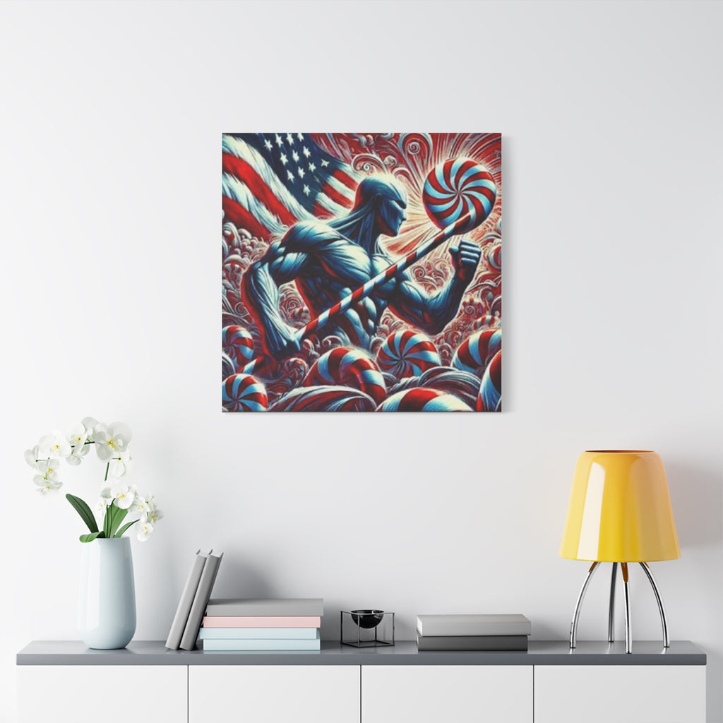 Canvas Artwork - Iconic Americana - The Peppermint Tin