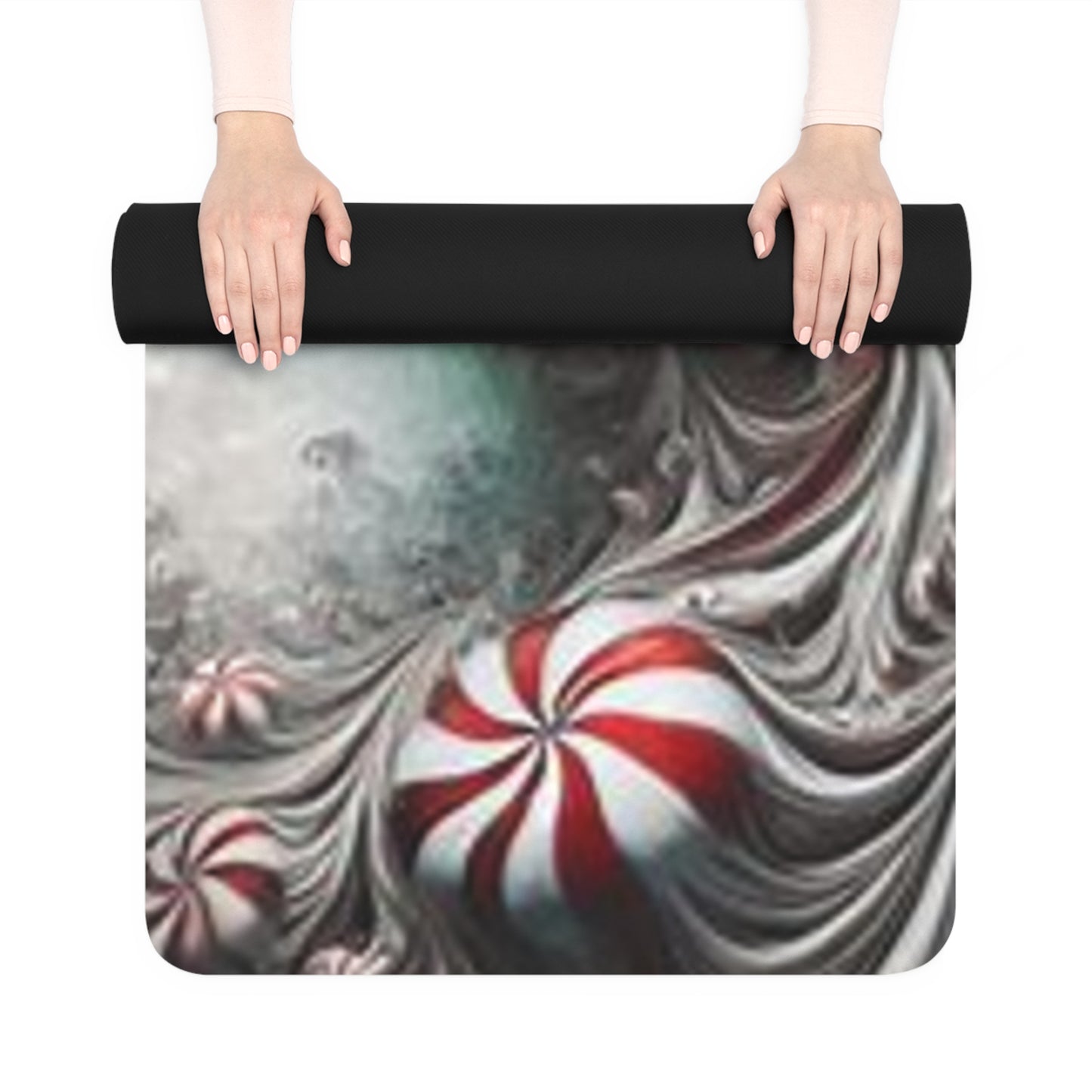 Yoga Mat - Peppermint Zen Design - The Peppermint Tin