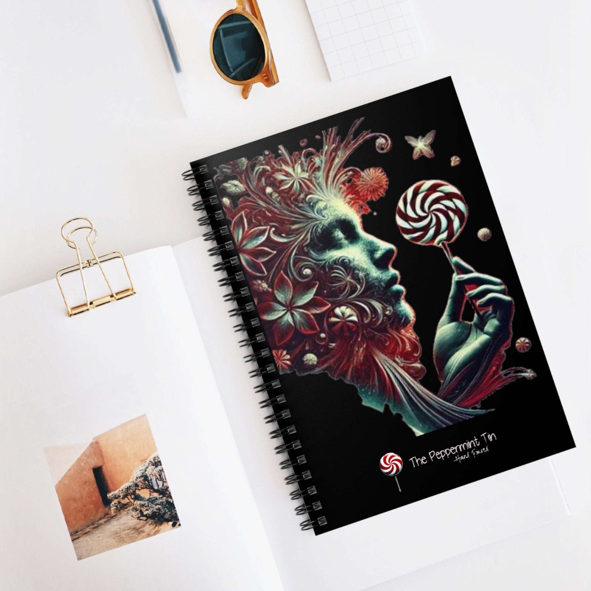 The Peppermint Tin Spiral Notebook - Perfect for Journaling and Note-Taking - The Peppermint Tin
