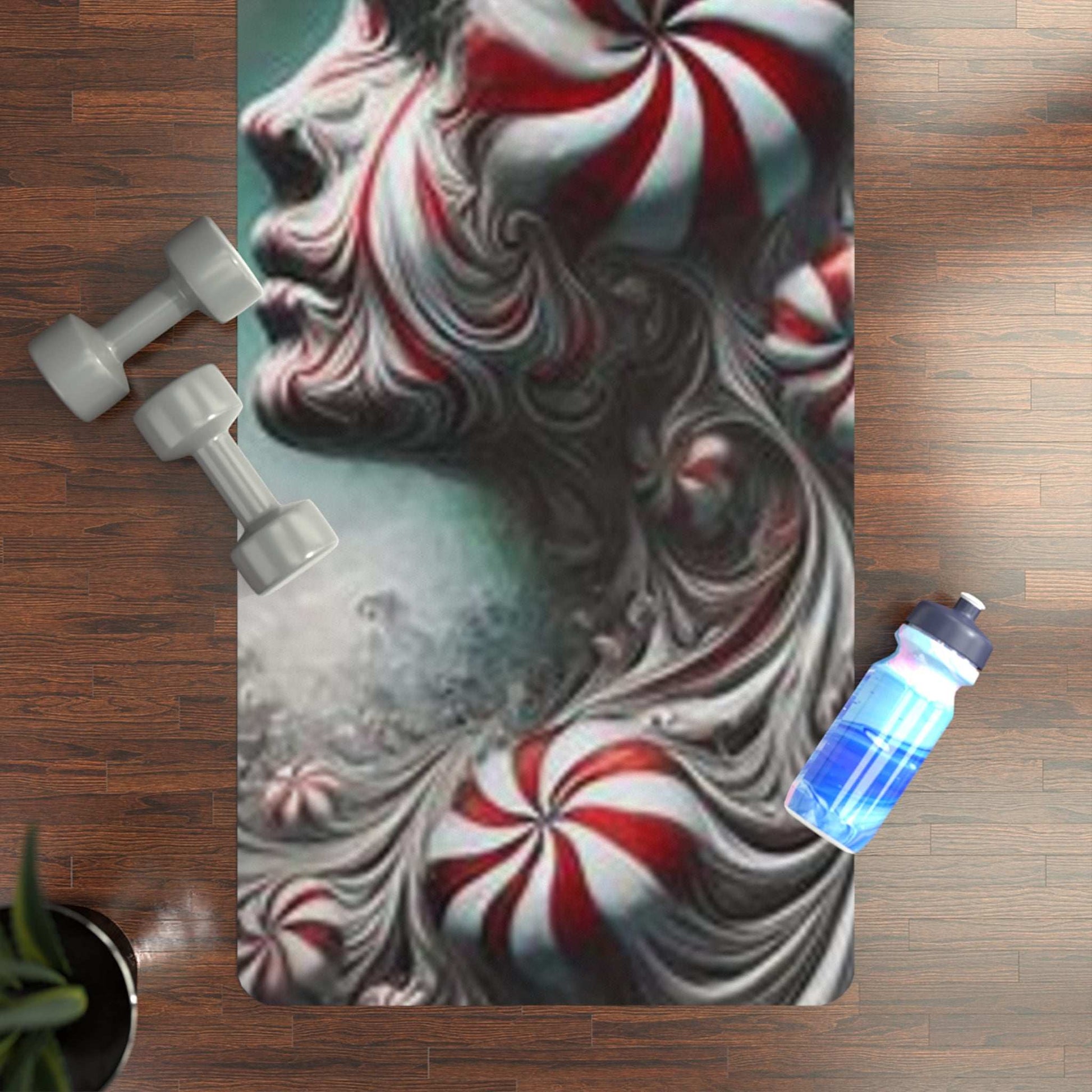 Yoga Mat - Peppermint Zen Design - The Peppermint Tin