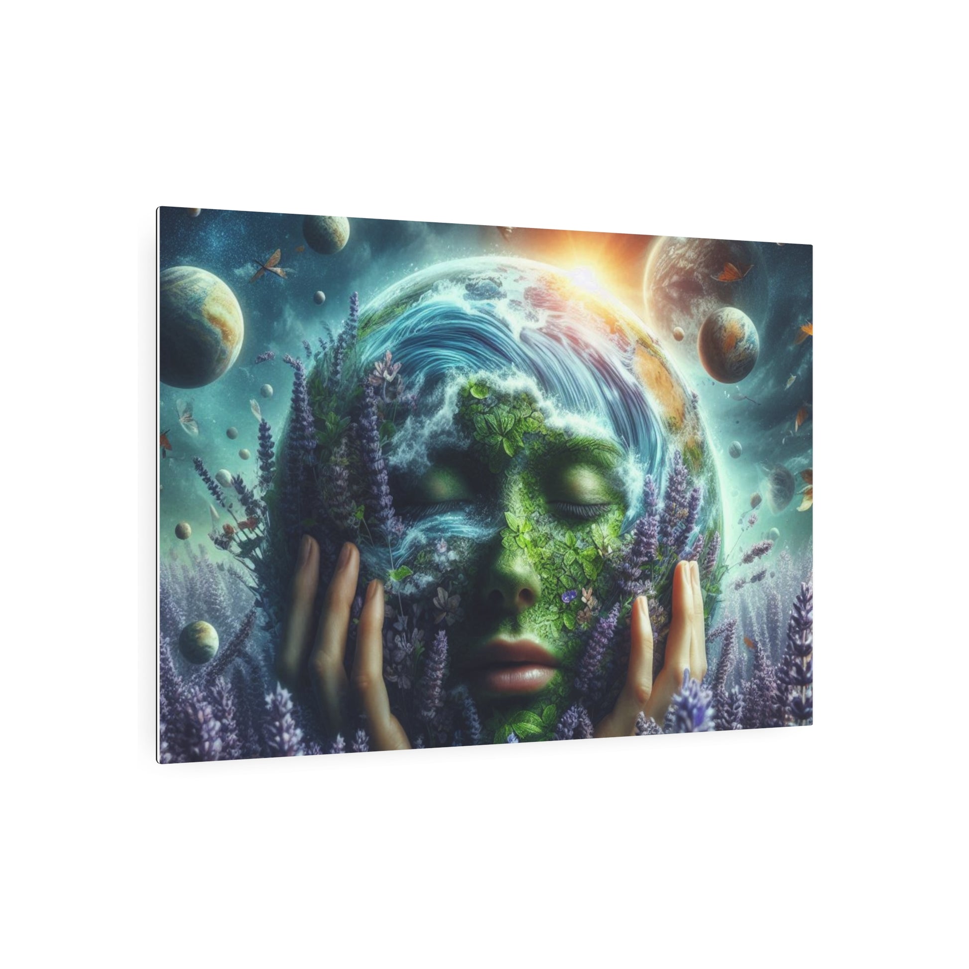 Metal Art Sign - Lavender Mood Home Decor Wall Hanging
