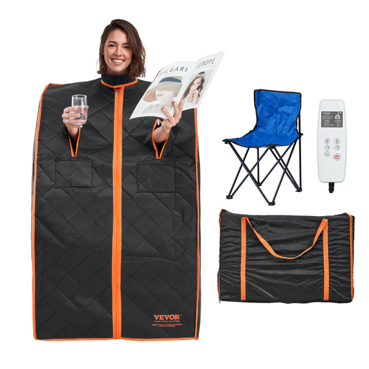 VEVOR Far Infrared Sauna Tent 1050W Personal Home Spa Loss Weight Detox Therapy