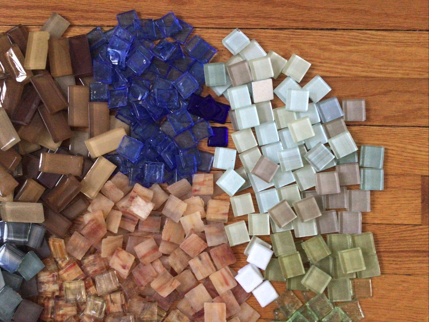 3 Pound Lot Assorted Glass Tiles Mosaic Arts N Craft