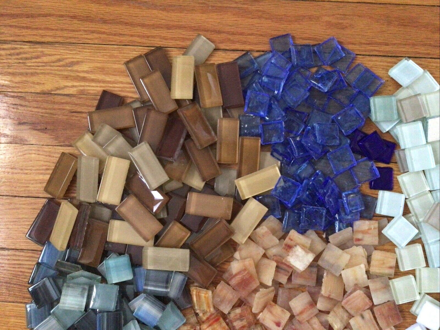 3 Pound Lot Assorted Glass Tiles Mosaic Arts N Craft